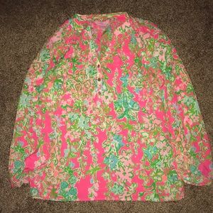 southern charm lilly pulitzer print elsa top